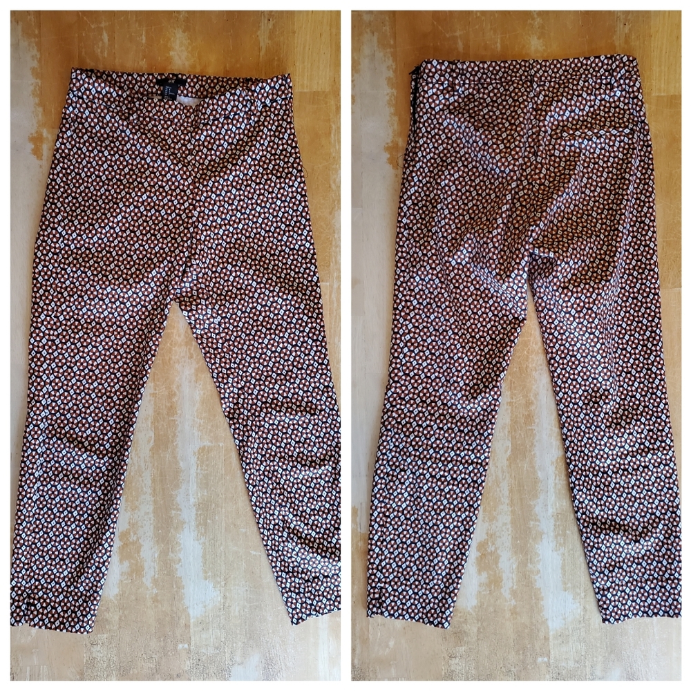 H&M Cropped Patterned Pants - Picture 12 of 12
